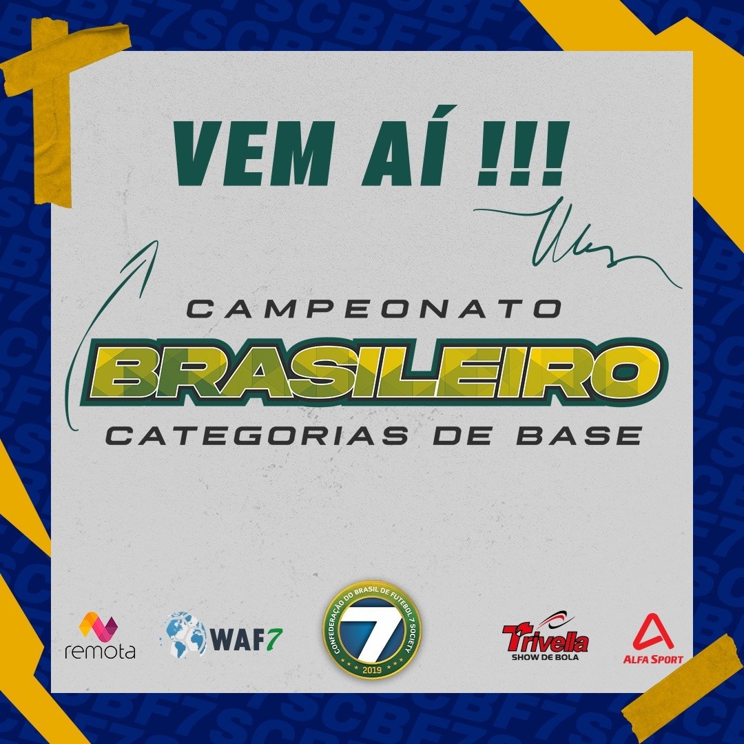 Inscrições abertas Campeonato Brasileiro Categorias de Base - 2022